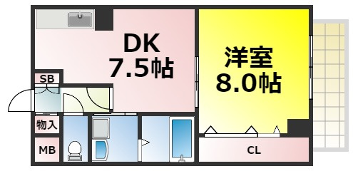 【間取り】 | グランディール宝 仲介手数料無料