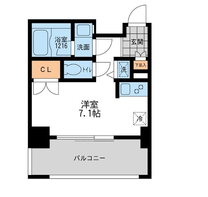 プライマル三軒茶屋の間取り|間取りです。