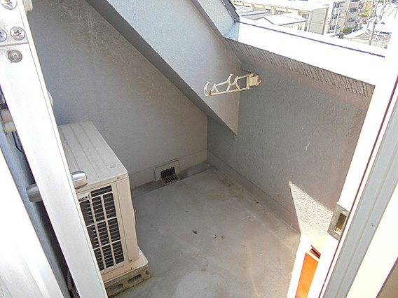 神戸市東灘区住吉南町５丁目の賃貸マンションのバルコニー