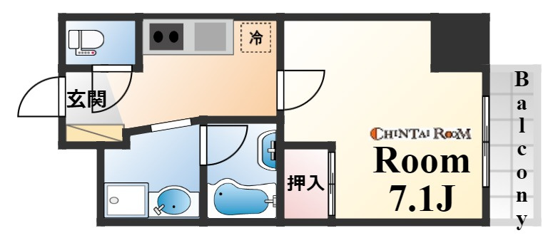 ユリシス新神戸の間取り