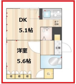 【間取り】 | グランシャリオ小島