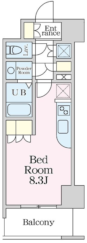 エスティメゾン大井仙台坂 の間取り