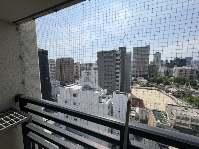 ロータリー上町のバルコニー