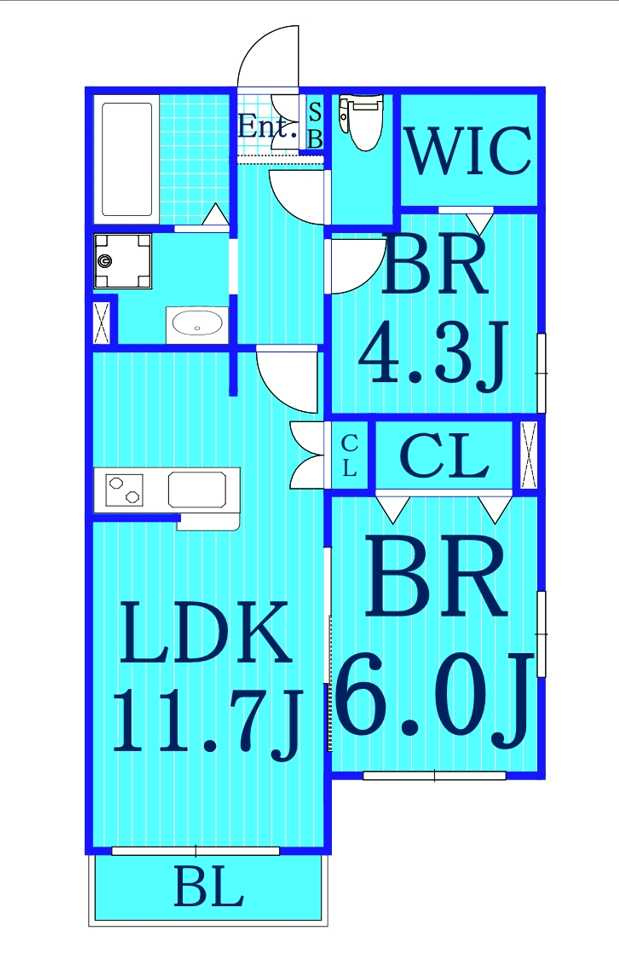 レジデンス横濱の間取り|使いやすい間取りです！