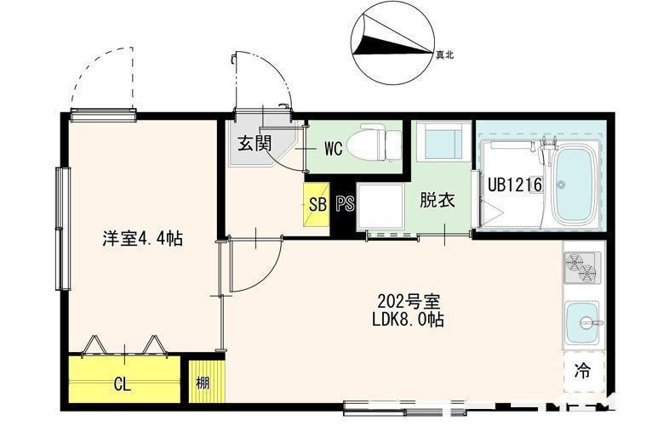 【間取り】 | ハーモニーテラス中川Ⅴ