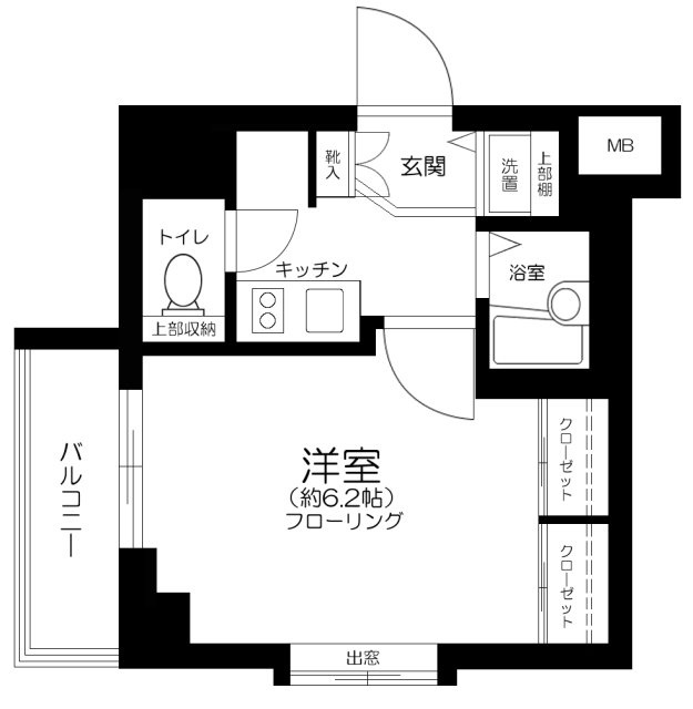 ラグジュアリーアパートメント東中野の間取り