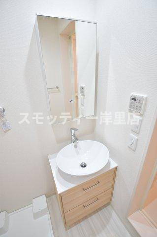 フジパレス中加賀屋Ⅵ番館の独立洗面台