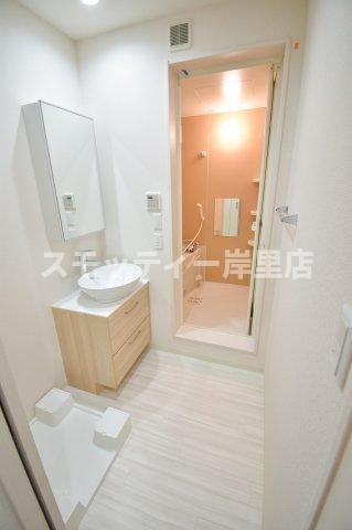 フジパレス中加賀屋Ⅵ番館の独立洗面台