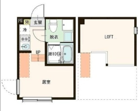 foret bleueの間取り|間取りです。