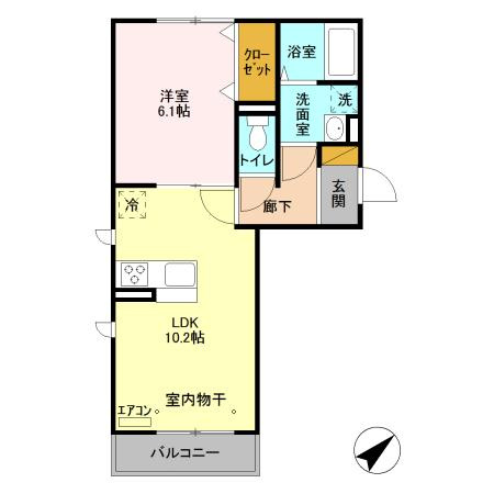 【間取り】 | ＨＡＮＡＢＵＳＡ Ⅳ