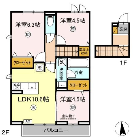 【間取り】 | リッシュセゾン E