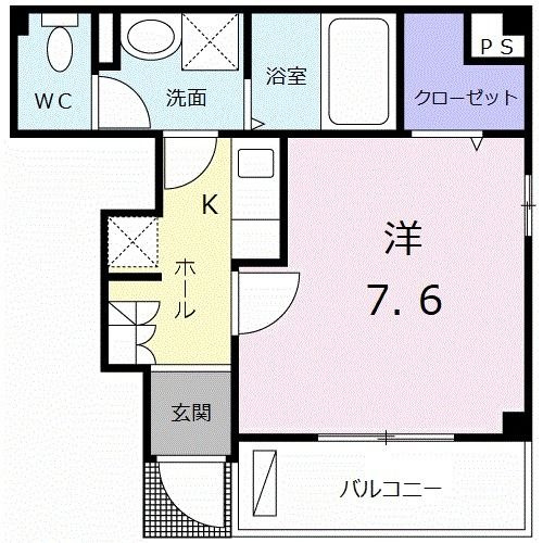 フォンテーヌの間取り|間取りです。