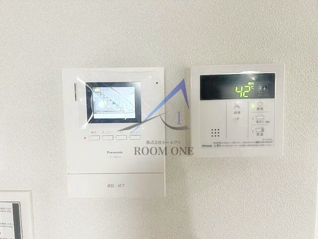 鶯谷マンションのセキュリティ|モニター付きインターホンです。
