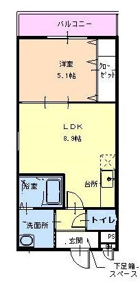 【間取り】 | フジパレスクレアトゥール正覚寺Ⅱ番館