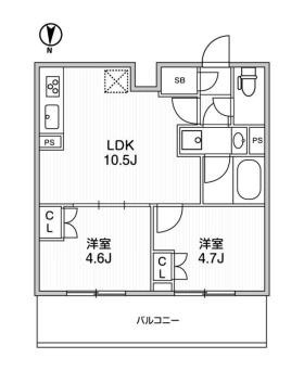 【間取り】 | LIME RESIDENCE SHINAGAWA EAST | 間取り図