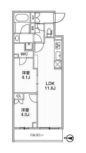 【間取り】 | LIME RESIDENCE SHINAGAWA EAST | 間取り図