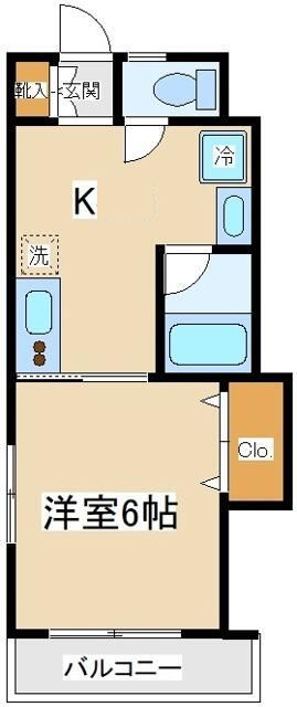サンパラッツオ伍番館の間取り|間取りです。