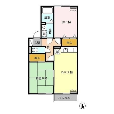 ガーデニアの間取り