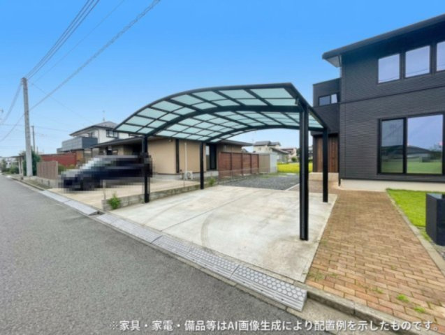 那須塩原市一区町　中古戸建の駐車場
