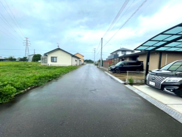 那須塩原市一区町　中古戸建の前面道路含む現地写真