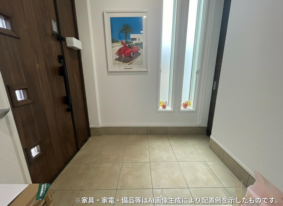 那須塩原市一区町　中古戸建の玄関