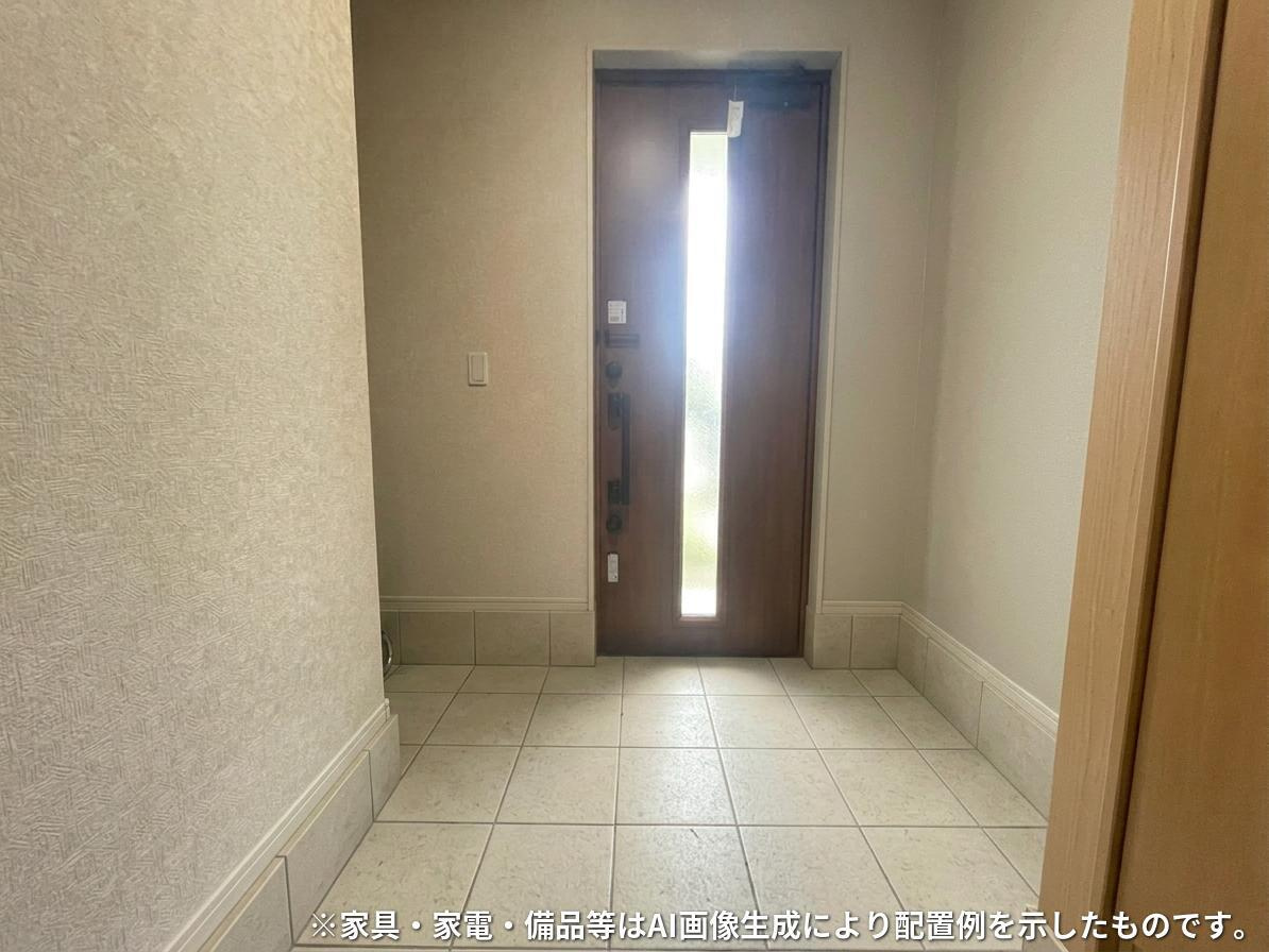 古河市諸川　中古戸建の玄関