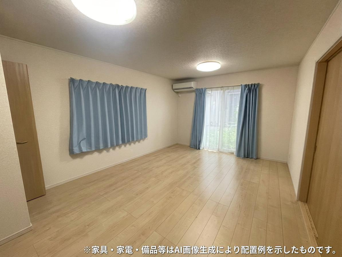 古河市諸川　中古戸建の居間・リビング