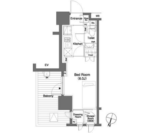 【間取り】 | パークキューブ笹塚