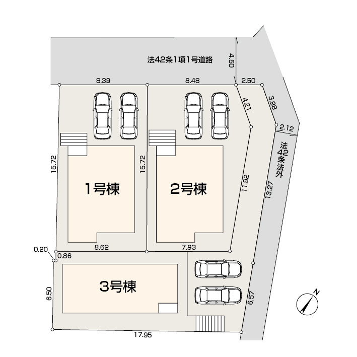 青梅市和田町第5の区画図