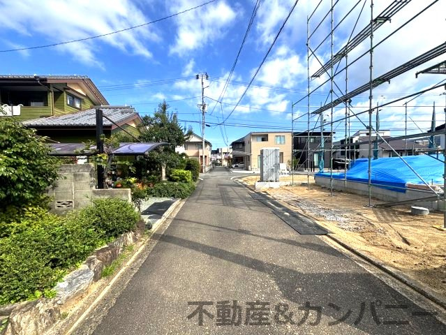 CompassHouse今在家の前面道路含む現地写真|前面道路含む現地写真です