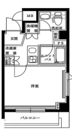 ルーブル武蔵小山の間取り|間取りです。