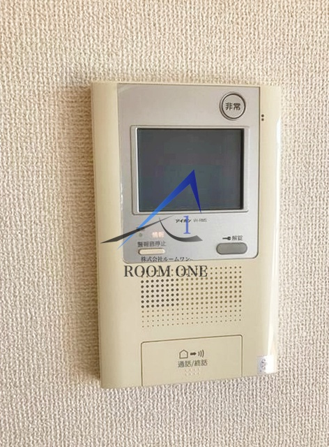 ヴィラ南蒲田のセキュリティ|モニター付きインターホンです。