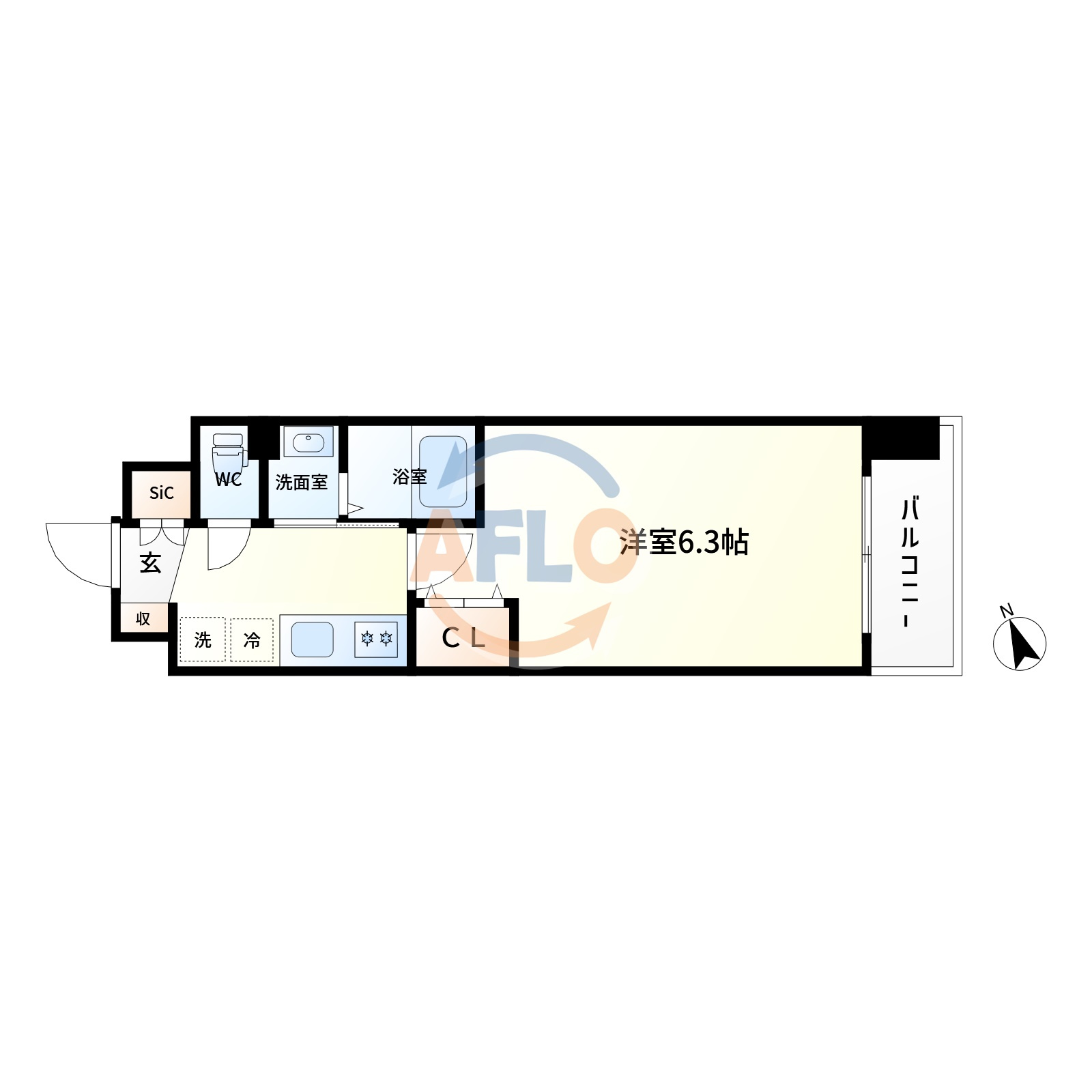 Luxe住吉公園の間取り|Luxe住吉公園　間取り