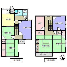 【間取り】 | 稲沢市田代二丁目戸建