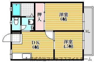 【間取り】 | 扇町ハイツ