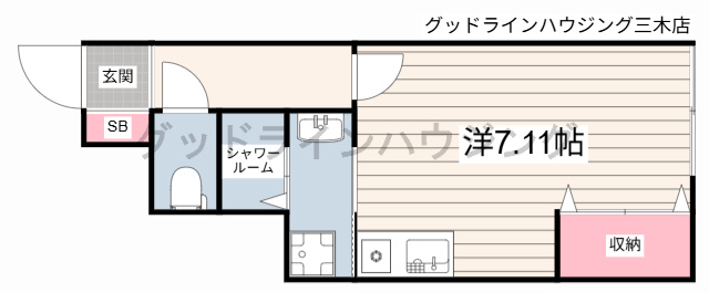 Back Alleyの間取り