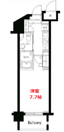【間取り】 | パークキューブ大井町 | 間取り