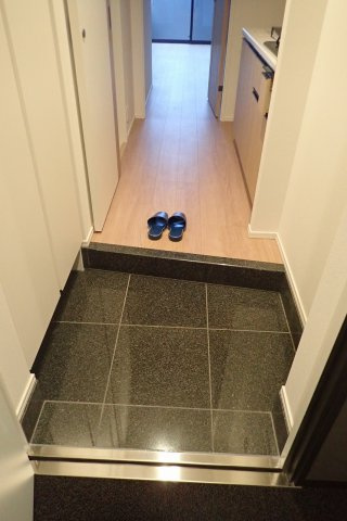 ステージグランデ新御徒町アジールコートの玄関