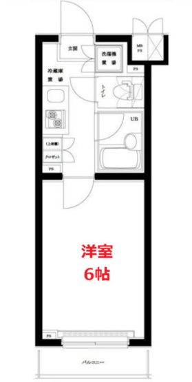 【間取り】 | ルーブル蒲田南 | 間取り