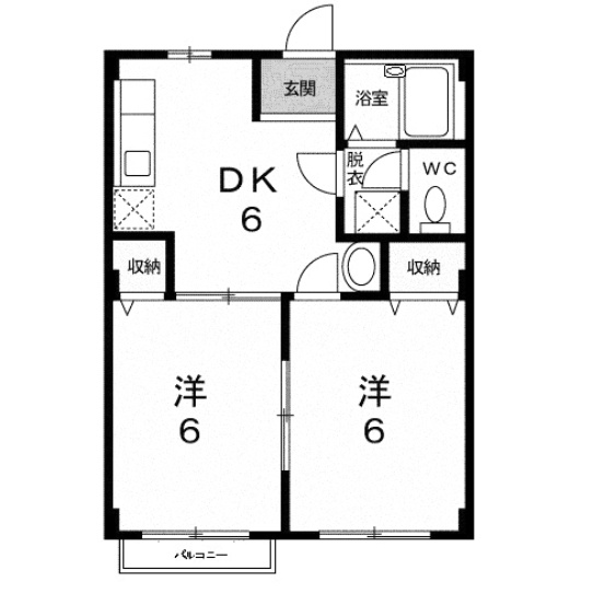 【間取り】 | ニューシティーさかえ