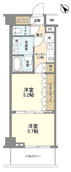 【間取り】 | ニューミラ明大前