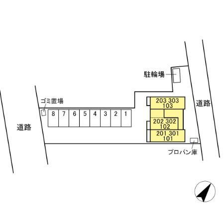 D-room本町の区画図|他社様掲載物件もまとめてご紹介、ご案内可能です(^^)/