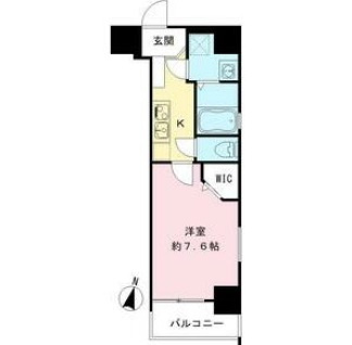 HRフロントリーガル難波WESTの間取り|HRフロントリーガル難波WEST　間取り