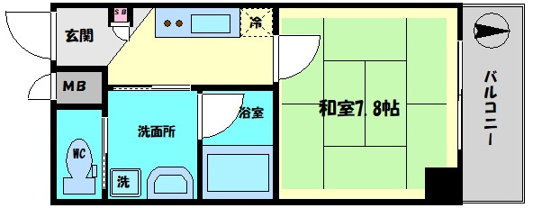 TOYOTOMI STAY PREMIUM NAGAHASHIの間取り|TOYOTOMI STAY PREMIUM NAGAHASHI　間取り