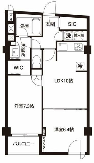 【間取り】 | アーバンパーク代官山Ⅰ