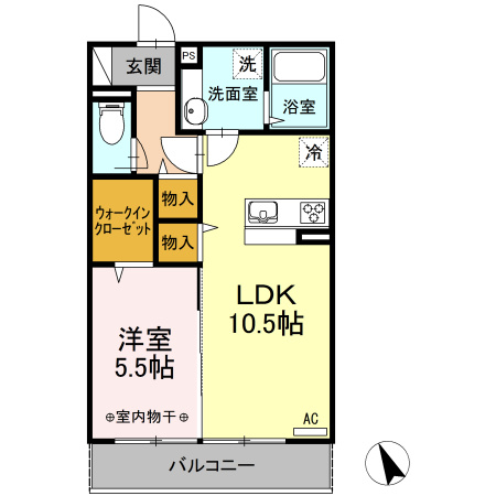 ウィルハイツ福井の間取り