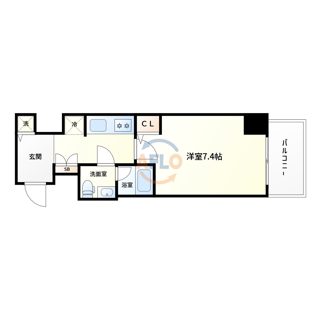 エスライズ西本町の間取り|エスライズ西本町　間取り