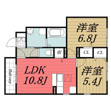 【間取り】 | サザンハート吉岡　A棟