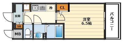 プレサンス梅田北オールの間取り