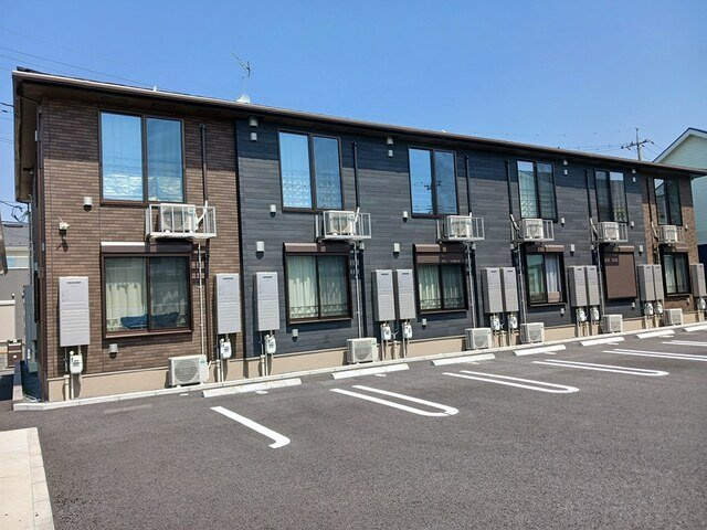 セレスティアＢの外観|外はこのようになっています